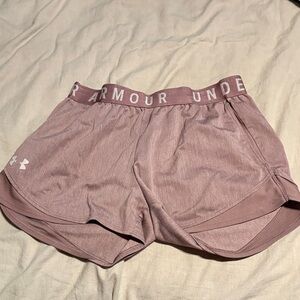 Under Armour Women's Mauve Athletic Shorts